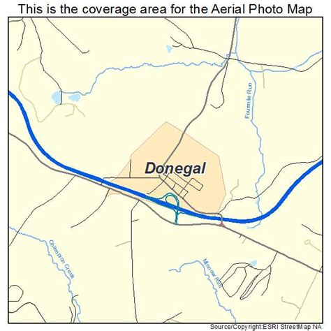 donegal pa map
